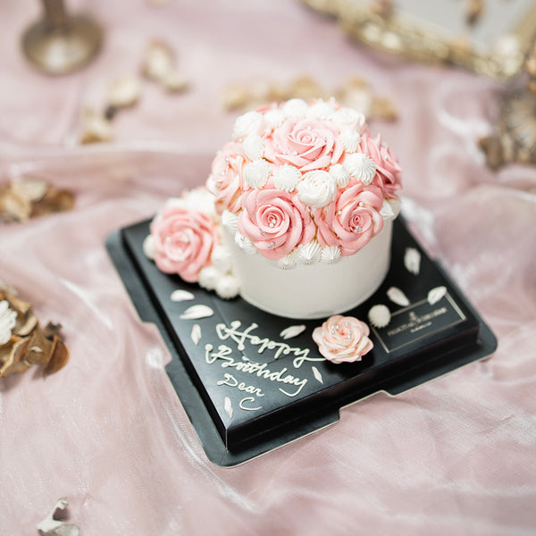 粉色小捧花-精裝版(四吋)