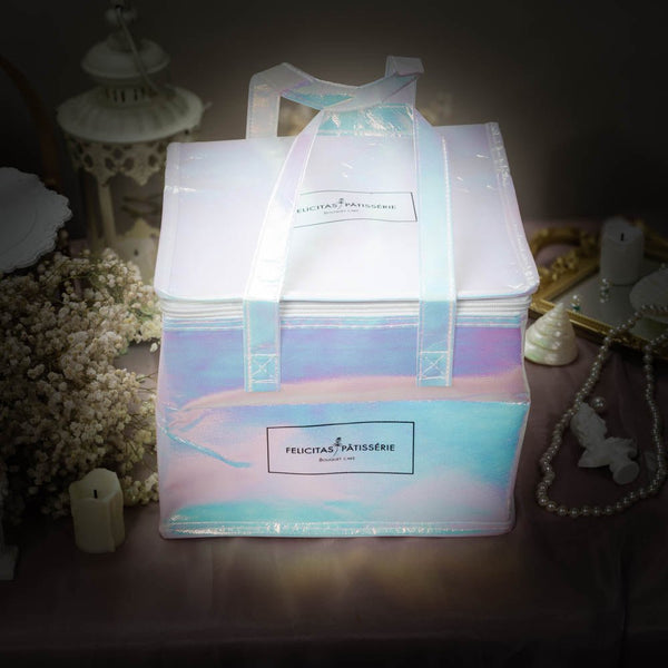 保冷袋_for 4"~6" (預計於氣溫於25度以上,超過30min車程或置放) - Felicitas Pâtissérie 精品蛋糕|台北最美的花蛋糕