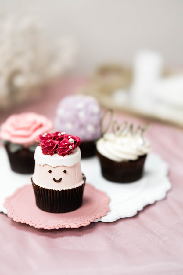 『哄哄』四入(大)杯子蛋糕禮盒 - Felicitas Pâtissérie 精品蛋糕|台北最美的花蛋糕