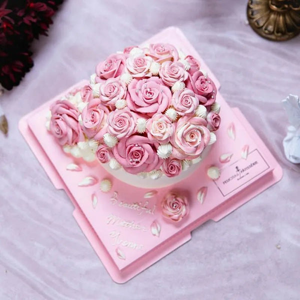 粉色玫瑰 - 粉紅精裝版(六吋) - Felicitas Pâtissérie