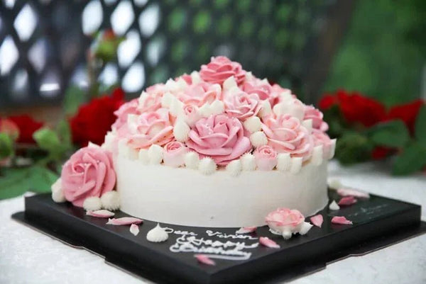 粉色玫瑰 - 精裝版(八吋) - Felicitas Pâtissérie