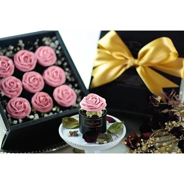 粉紅花禮 - 玫瑰花束禮盒 - Felicitas Pâtissérie