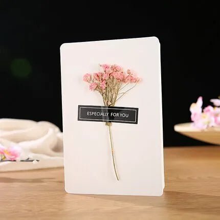 乾燥花白卡「代印卡片/卡片外套」 - Felicitas Pâtissérie