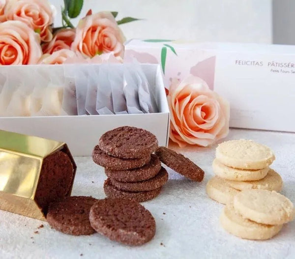 法式經典酥餅禮盒 - 黑白配 - Felicitas Pâtissérie