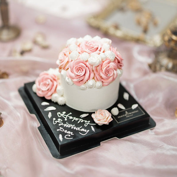 粉色小捧花 - 精裝版(四吋) - Felicitas Pâtissérie