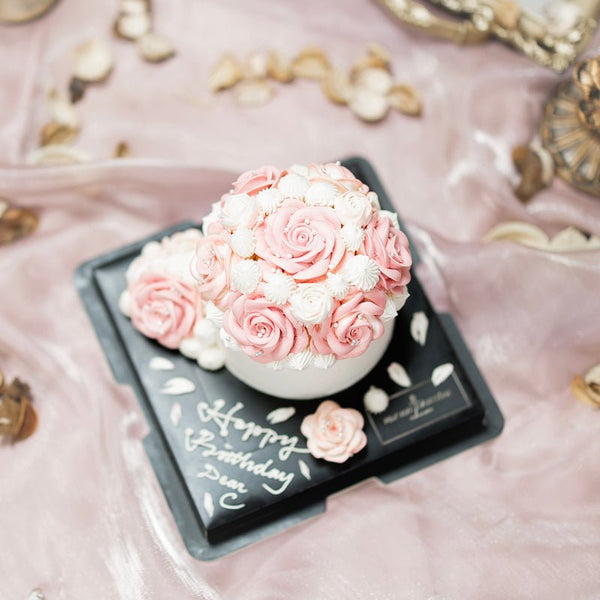 粉色小捧花 - 精裝版(四吋) - Felicitas Pâtissérie