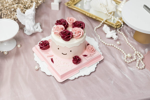 真的好難哄 - 四吋(粉色精裝版) - Felicitas Pâtissérie 精品蛋糕|台北最美的花蛋糕