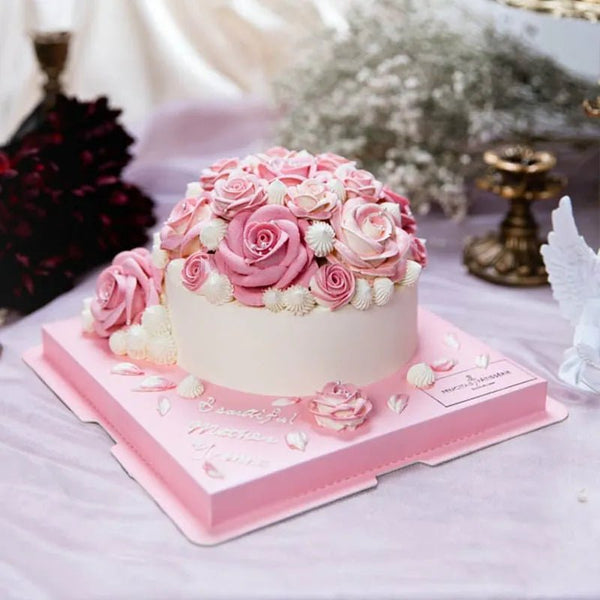 粉色玫瑰 - 粉紅精裝版(六吋) - Felicitas Pâtissérie